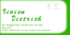 vivien dietrich business card